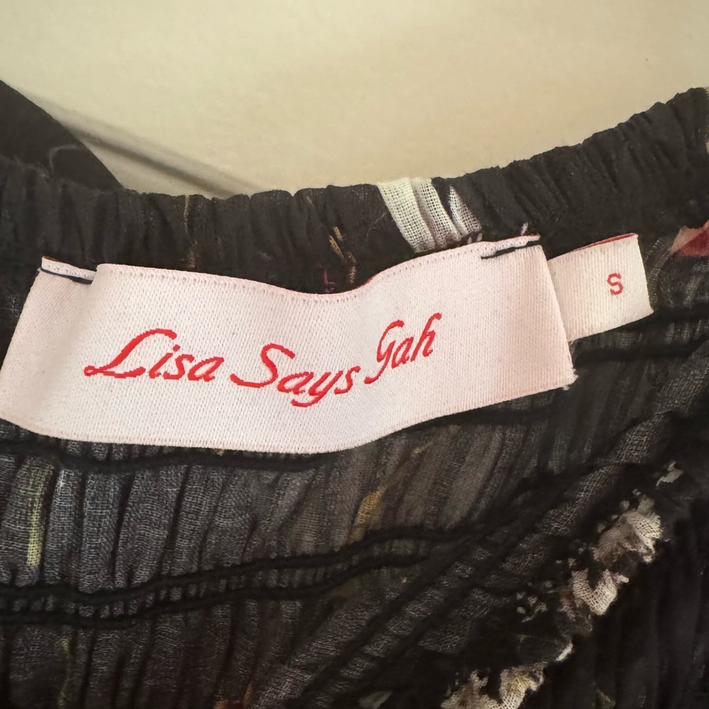Lisa Says Gah Sheer Abigail Skirt Wildflower - Picture 11 of 11